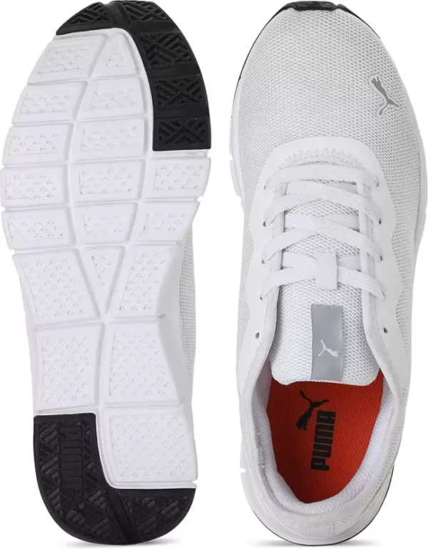 PUMA  Hustle V2 Running Shoes For Men  (White) - Image 3