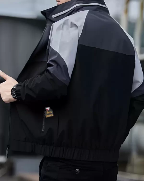 Men Colorblock Casual Jacket - Image 3