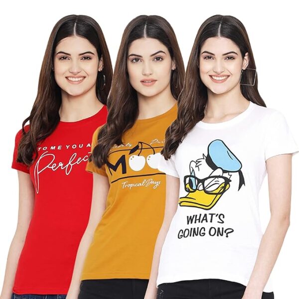 Preneum Women T-Shirt (Pack Of 3)