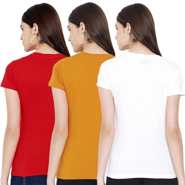 Preneum Women T-Shirt (Pack Of 3) - Image 2