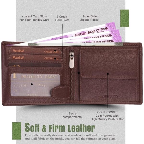 Leather Wallets for men | Men’s Combo Gift Set - Image 2