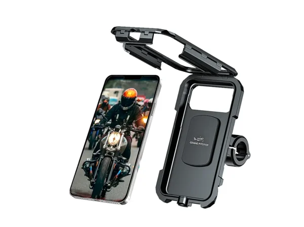 Waterproof Mobile Holder Handlebar Mount - Black