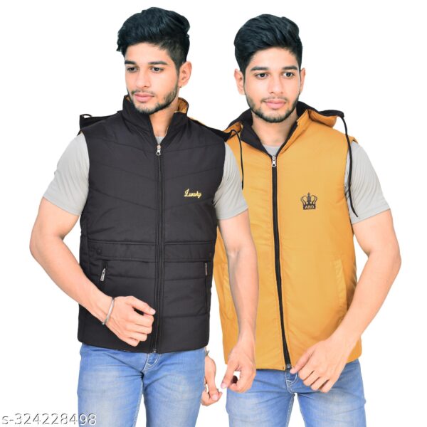 Men's Reversible Half Sleeve Jacket